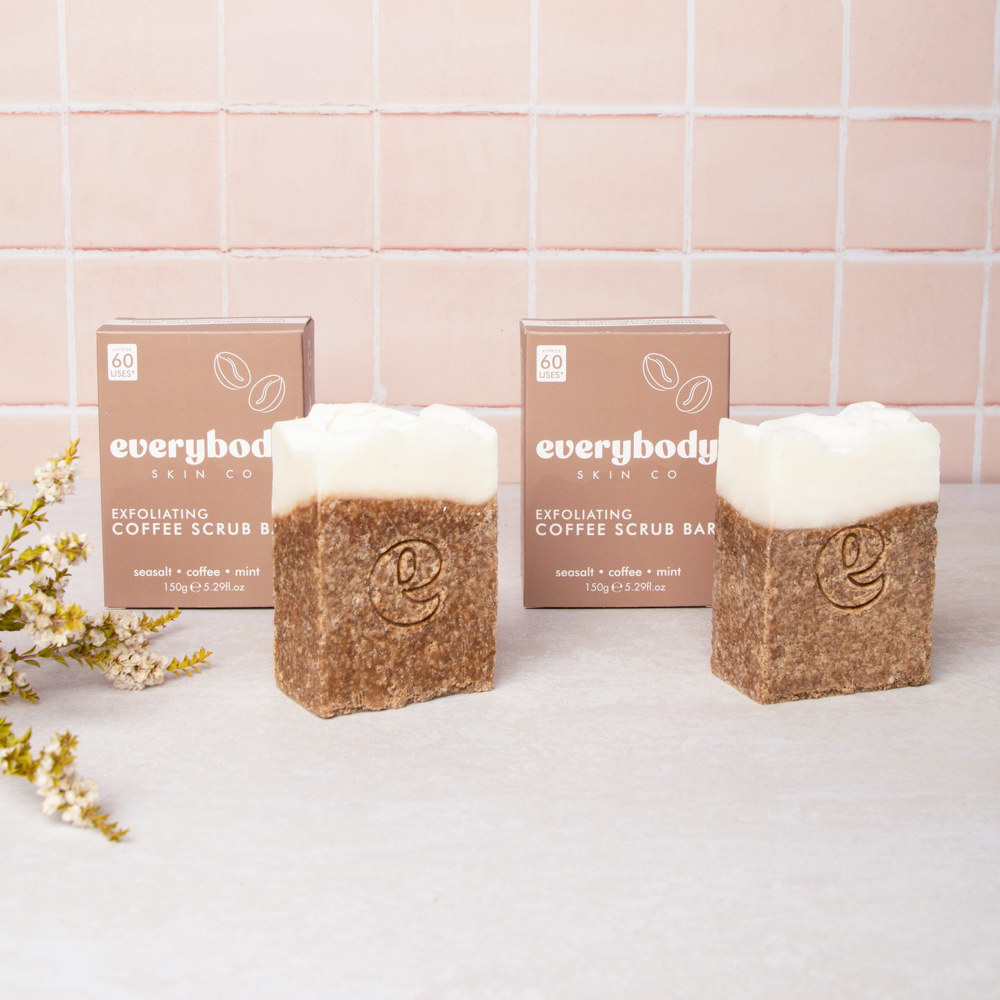 Exfoliating Coffee Scrub Bar Bundle