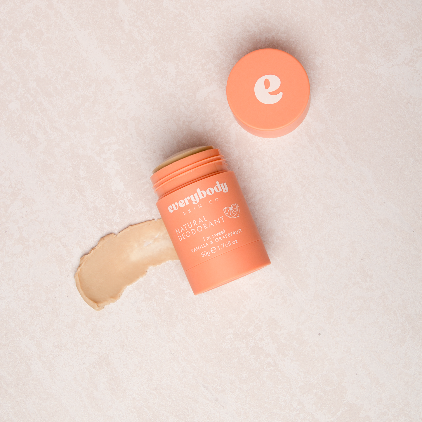 Natural Deodorant in refillable container