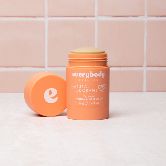 Natural Deodorant in refillable container